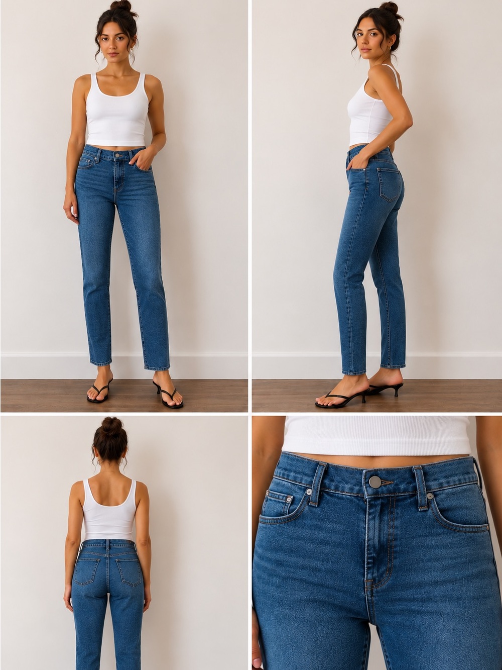 J Brand Straight Leg Jeans in Deep Indigo